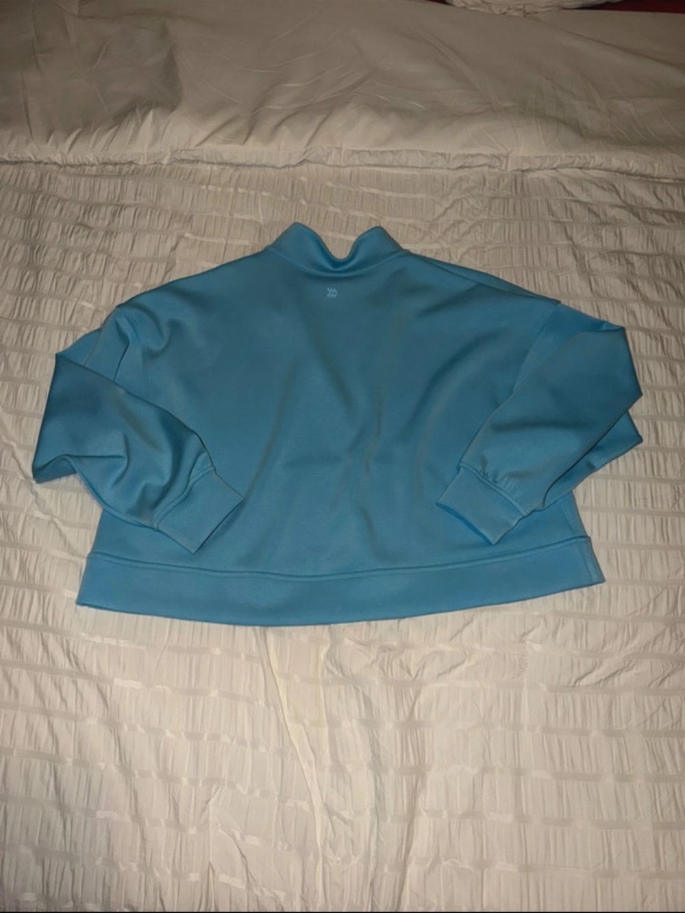 all in motion Sandwash  Light Blue Half-Zip Pullover - Picture 7 of 7